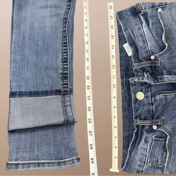 Seven7 Women's Blue Skinny Jeans - Picture 2 of 4